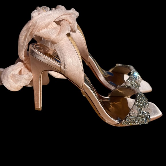 Badgley Mischka Bobbie Statement Bow Strap Stiletto - Picture 11 of 15